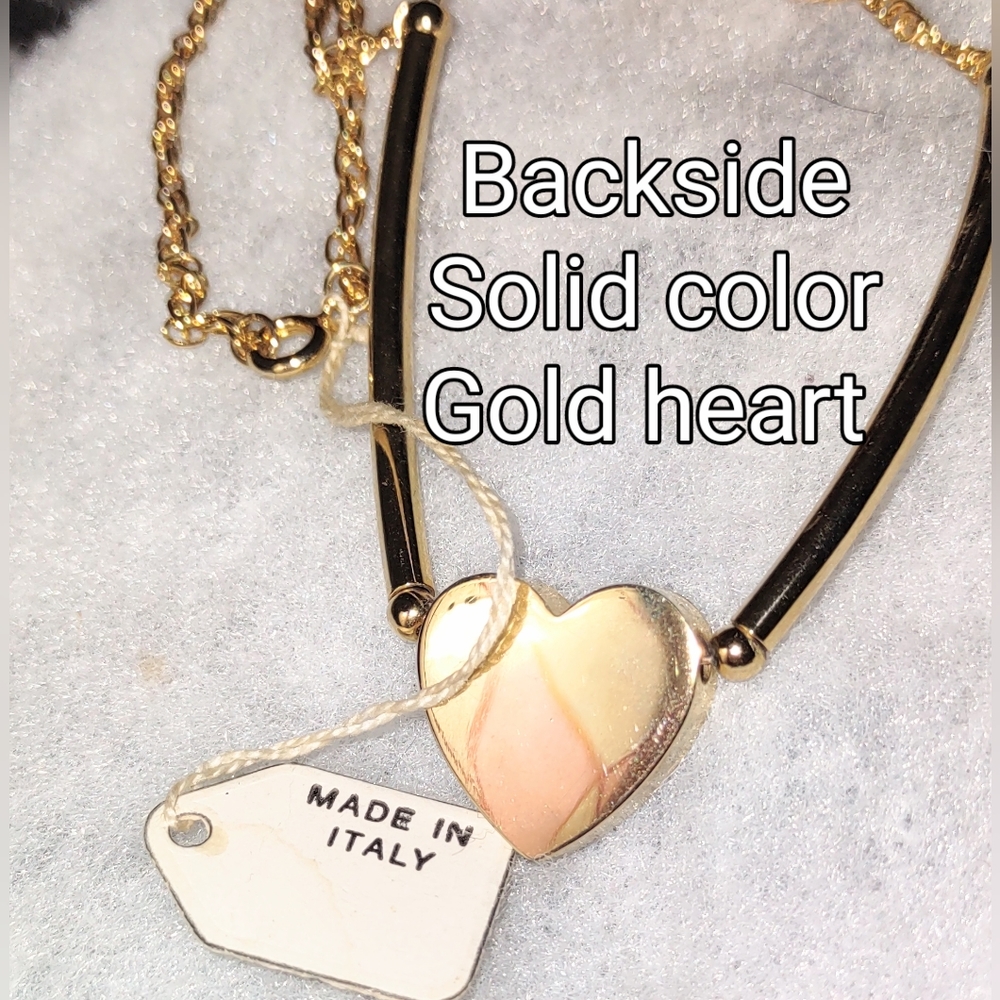 Heart Fashion Necklace Made in Italy - Picture 9 of 12